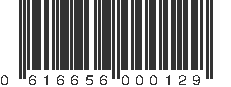 UPC 616656000129