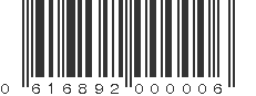 UPC 616892000006