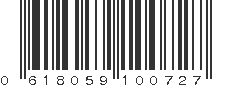 UPC 618059100727