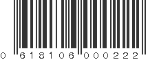 UPC 618106000222