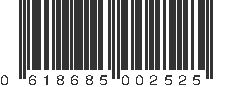 UPC 618685002525