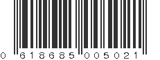 UPC 618685005021