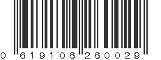 UPC 619106260029