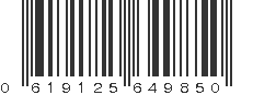 UPC 619125649850