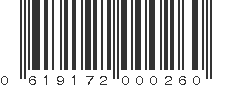 UPC 619172000260