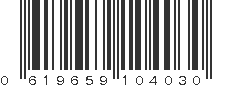 UPC 619659104030