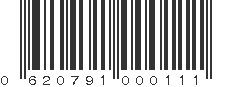 UPC 620791000111