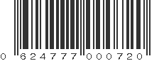 UPC 624777000720