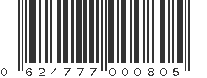 UPC 624777000805