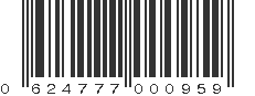 UPC 624777000959