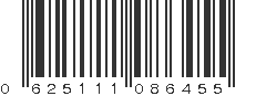 UPC 625111086455