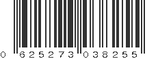 UPC 625273038255