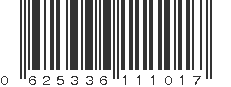 UPC 625336111017