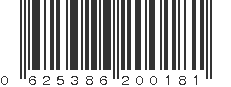 UPC 625386200181