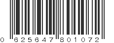 UPC 625647801072