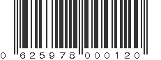 UPC 625978000120