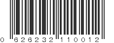 UPC 626232110012