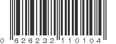 UPC 626232110104