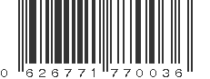 UPC 626771770036