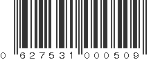 UPC 627531000509