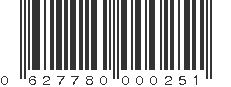 UPC 627780000251