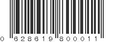 UPC 628619800011