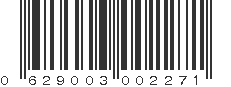 UPC 629003002271