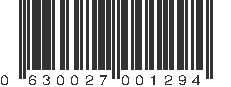 UPC 630027001294