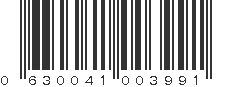 UPC 630041003991