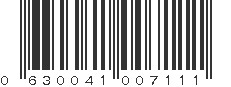 UPC 630041007111