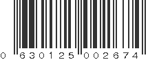 UPC 630125002674