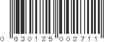 UPC 630125002711