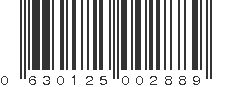 UPC 630125002889