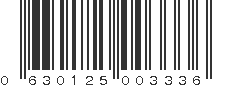 UPC 630125003336