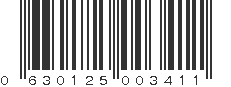 UPC 630125003411