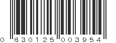 UPC 630125003954