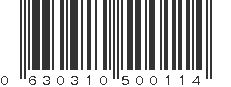 UPC 630310500114