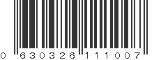 UPC 630326111007