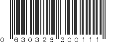 UPC 630326300111