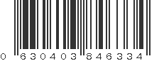 UPC 630403846334