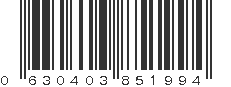 UPC 630403851994