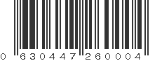 UPC 630447260004