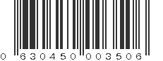 UPC 630450003506