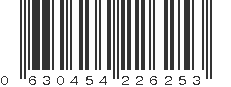 UPC 630454226253