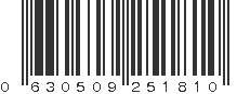 UPC 630509251810