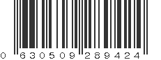 UPC 630509289424