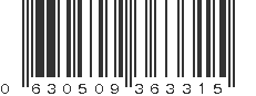 UPC 630509363315