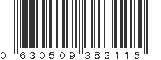 UPC 630509383115