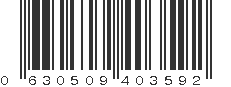 UPC 630509403592