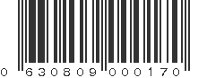 UPC 630809000170